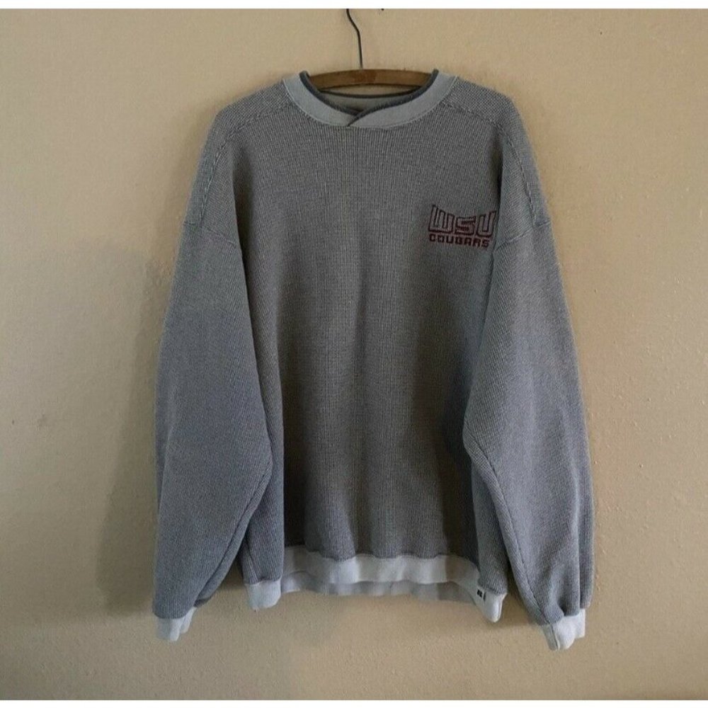 vintage russel athletic usa made wsu cougars sweatshirt Xxl grey washington